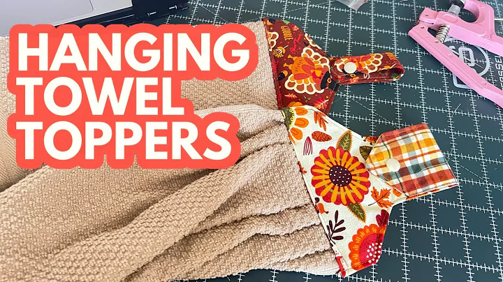 Making Hanging Kitchen Towel Topper Tutorial for Holiday Gift
