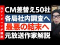 フジテレビ【CM差し替え50社の悲劇】TBSも社内調査ACジャパンについて解説