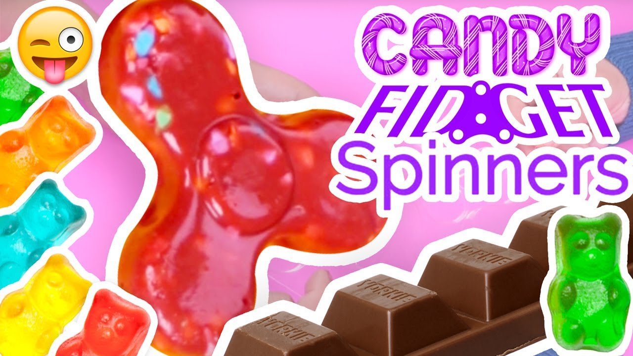 DIY Candy FIDGET SPINNERS that YOU CAN EAT! / Gummys, Chocolate and