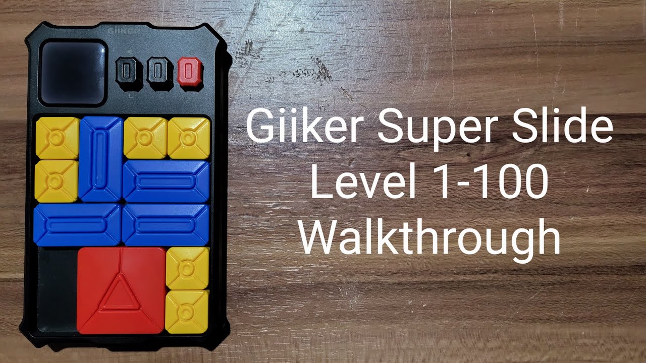 Giiker Super Slide - Level 1-100 Walkthrough! 