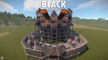 BLACK | 2X2 RUST BUNKER BASE DUO/TRIO/QUAD