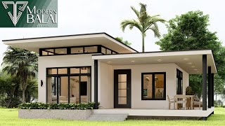 Simple House Design Small Farmhouse Idea | 10x11 Meters