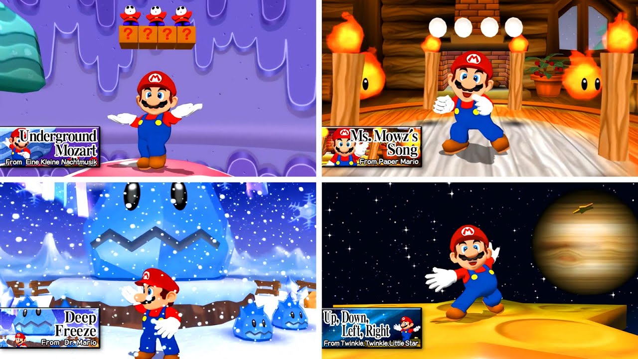 All Official Mario Music Videos - Dance Dance Revolution: Mario Mix