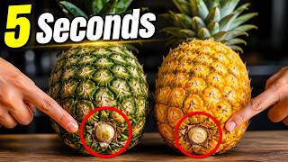 Just 5 Seconds to Know If a Pineapple Is Sweet or Sour – 99% of People Get This Wrong!