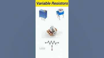 Variable Resistors💻 #electronic #electrical #education #resistor #technical