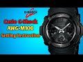 Casio gshock awgm100 setting instructiontrendwatchlabtimeworld timestopwatchalarm  timer set