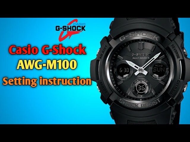 Casio G-Shock Funk Solar AWG-M100SB-2AER - YouTube