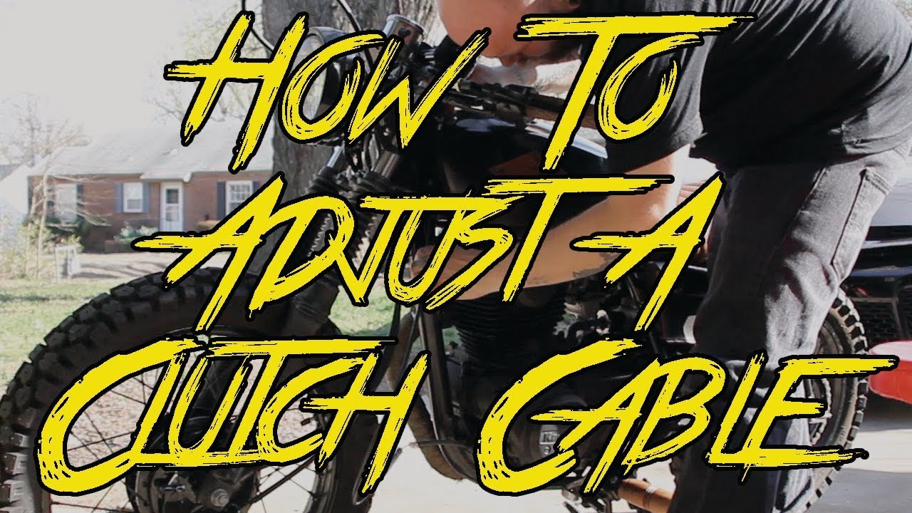 How To Adjust A Motorcycle Clutch Cable (2019 YouTube