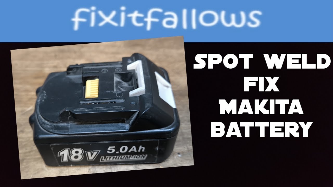 Точечная сварка для ремонта аккумулятора Makita 18v LXT