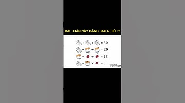 Bài toán gây hack não nhất Thế Giới theo bạn bài toán này bằng Bao Nhiêu ? phần 7 #shorts