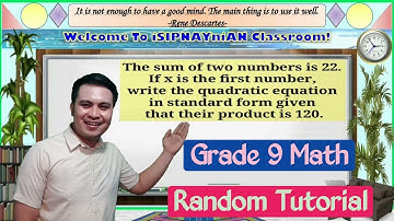 Solving Word Problems Involving Quadratic Equations | Xermar