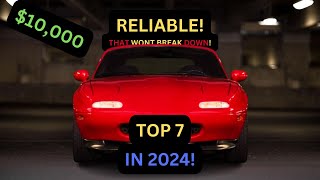TOP 7  MOST Reliable CARS!! - 4 MINUTES