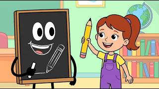 Mr. Blackboard | Back to School Supplies song! | ABC Edu Spark