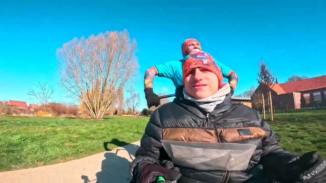 la route du sourire 2023 par la team Frédéric tandem de l'espoir