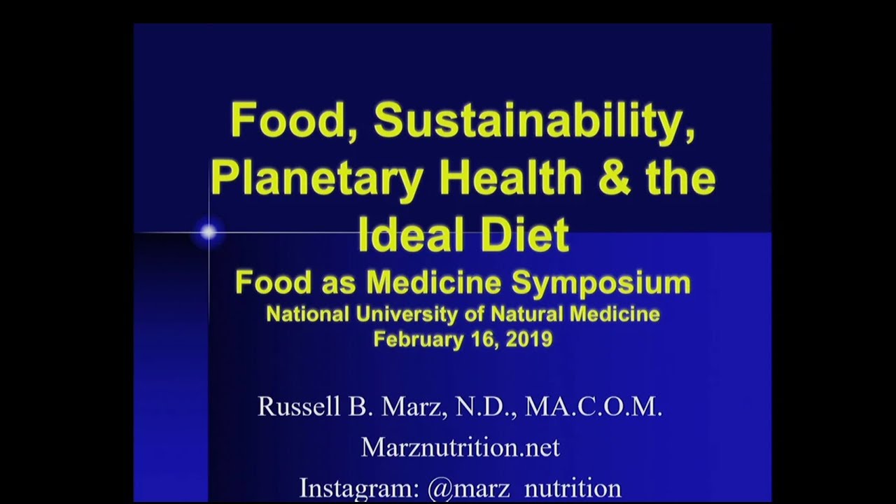 Food As Medicine Symposium February 2019 Dr. Russell Marz YouTube