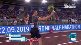 Sergei Shubenkov wins the men's 110m hurdles in Rome - IAAF Diamond League 2019