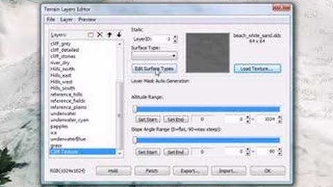 Crysis Sandbox editor - Texture prob