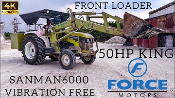 SANMAN6000 FRONT LOADER#force #sanman #tractorvideo #50hptractor