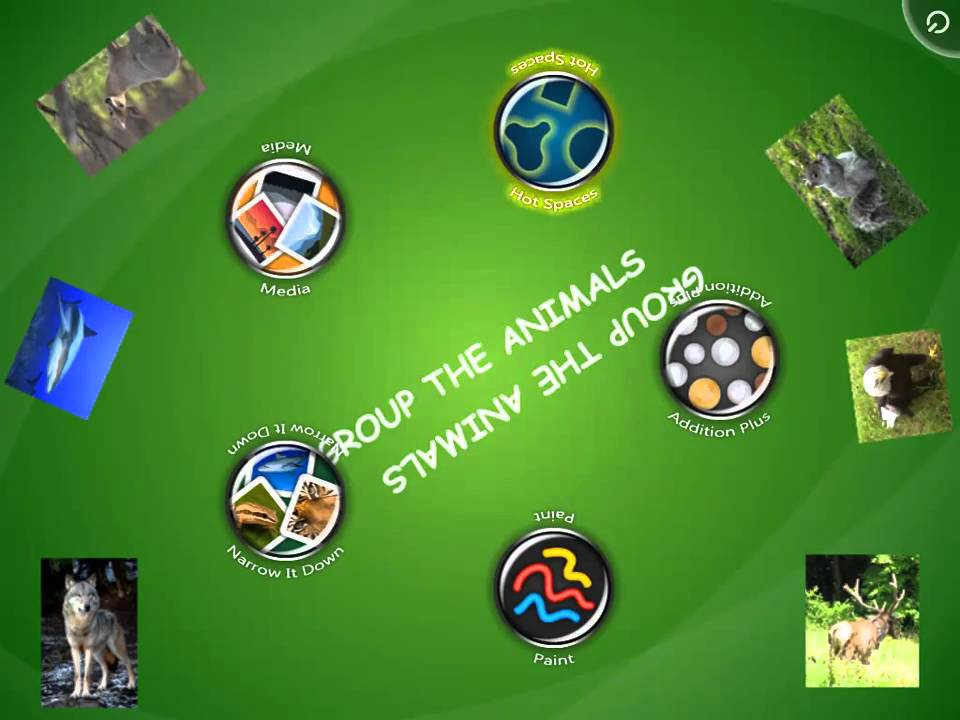 demolition derby SMART Table Activity - Group the Animals