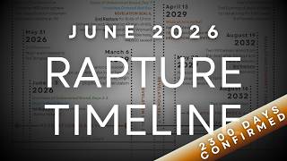 Joshua's May 31 - June 3, 2026 Rapture Timeline - 2300 Days Confirmed
