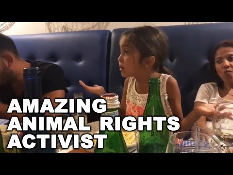 Courageous Girl Asks Family To Stop Eating Fish