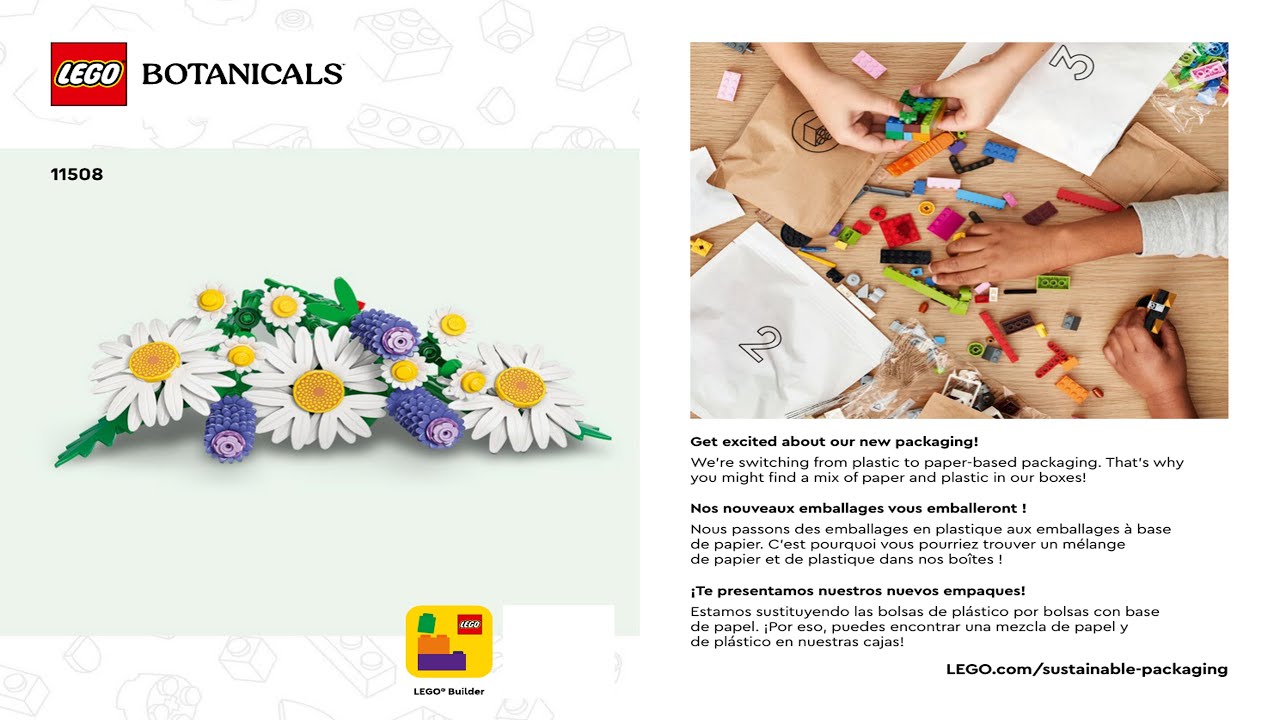 Botanicals - Daisies - Botanical Collection LEGO instructions