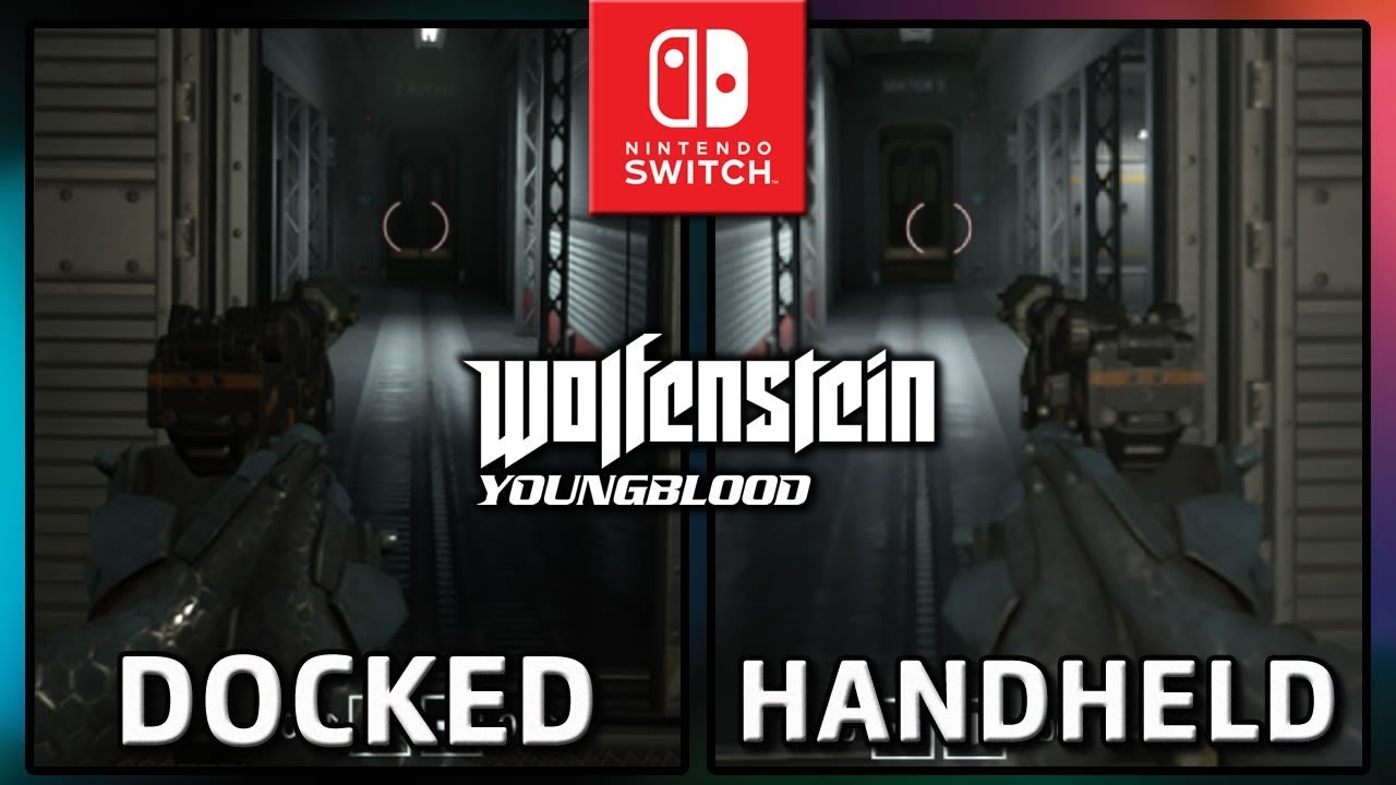 Wolfenstein Youngblood | Docked VS Handheld | Frame Rate TEST on Nintendo Switch