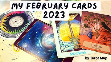 My February Cards 2023 #mypractice #tarotmap  #februaryfaves #mirrorofmamashamana
