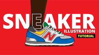Adobe Illustrator tutorial | sneaker illustration from image | Tutorial for beginners screenshot 2