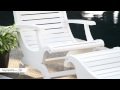 Belham Living Avondale Adirondack Chair and Ottoman - White Belham Living Avondale Adirondack Chair and Ottoman - White