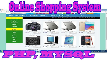 PHP MYSQL  Online Shopping System