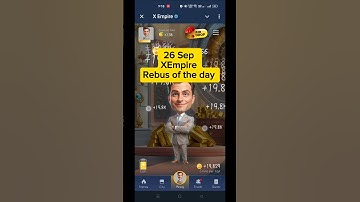 Rebus  Of The Day XEmpire 26 & 27Sep|XEmpire Rebus  Of The Day Today|Musk Empire Quests Sep 26, 2024