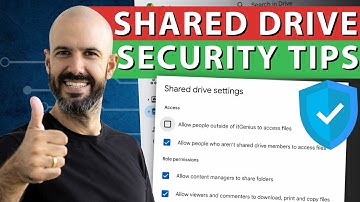 Advanced Settings for Google Shared Drives