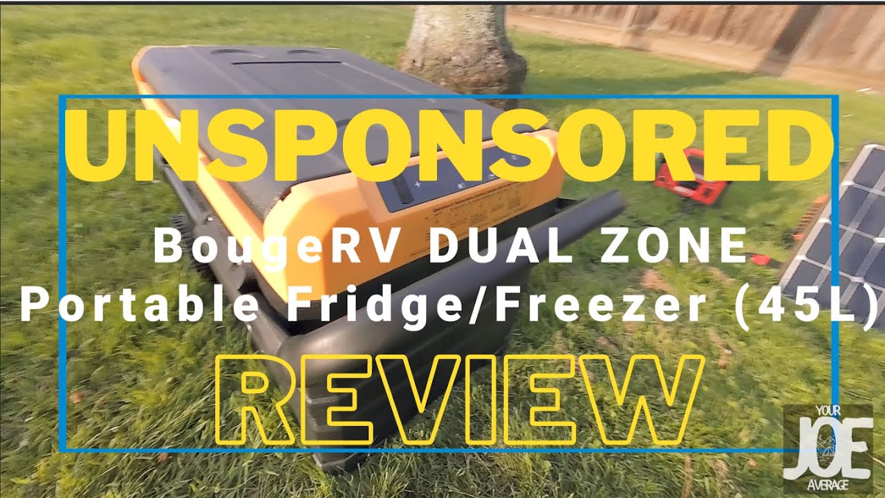 The BEST portable fridge for CAMPING! The BougeRV DUAL ZONE Portable Fridge  Set-Up and REVIEW! 