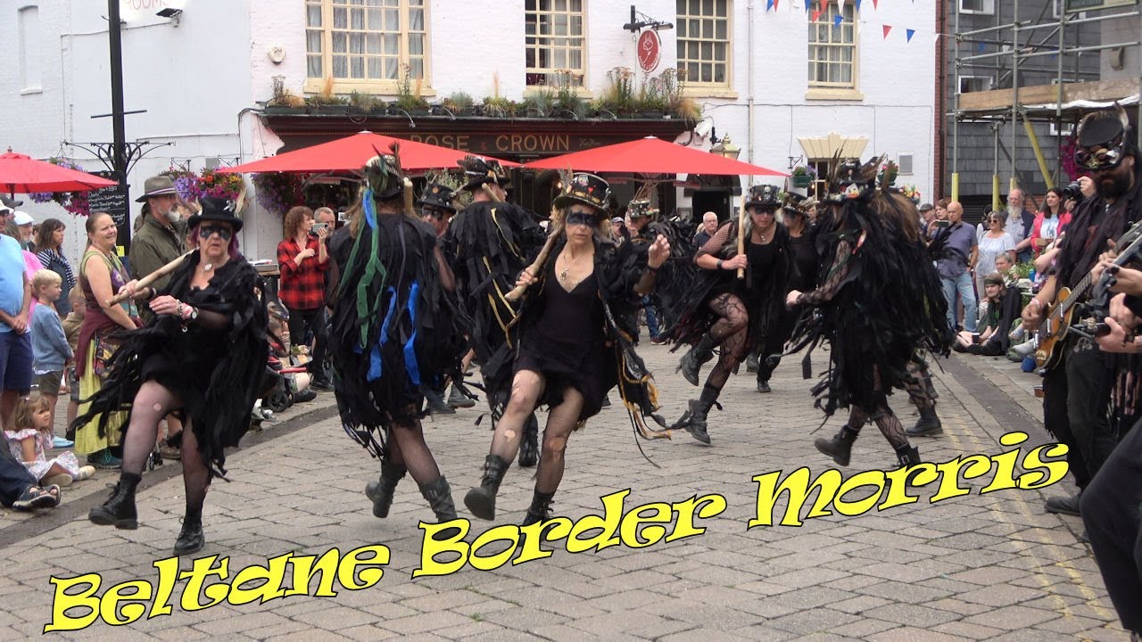 Beltane Border Morris dance "Haytor" at Warwick Folk Festival Fringe 2025