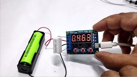 18650 Battery Capacity Tester
