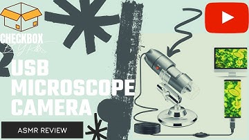 ASMR Unboxing USB Digital Microscope 40X to 1000X