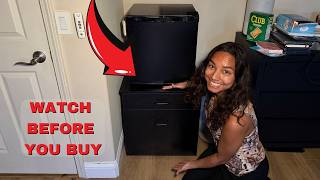 Mini Fridge Stand Review | Dorm Space Saver