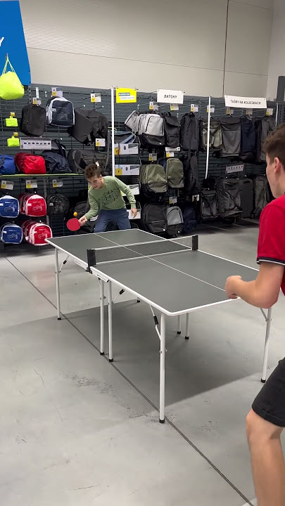 Decathlon small table tennis table showcase 🏓 #Decathlon #TableTennis #Exhibition