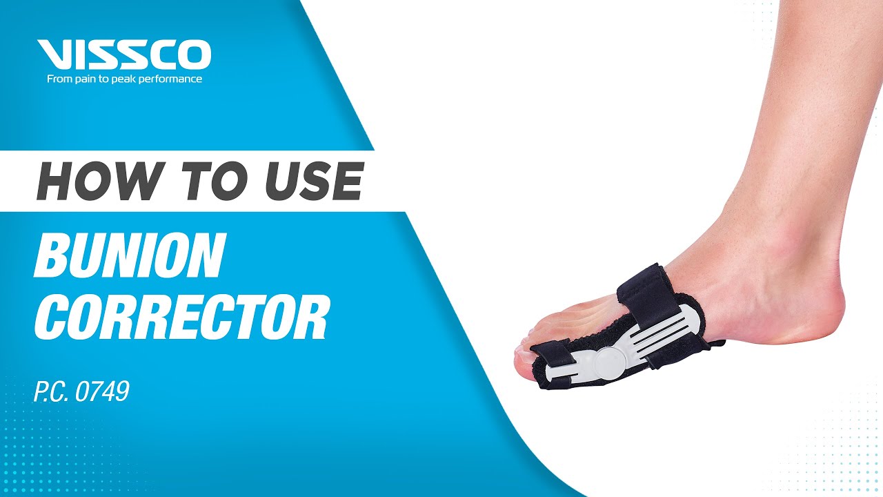How To Wear & When to Use Vissco Bunion Corrector YouTube
