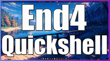 End4 Hyprland Quickshell Rewrite is cool! | CachyOS | Hyprland |
