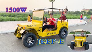 Самодельный электромобиль Jeep Wrangler - Полное видео | Автомобильная техника