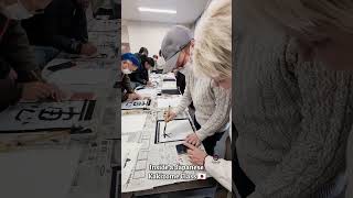 Inside A Japanese Kakizome Cl Traditional Calligraphy & Cultural Exchange In Japan