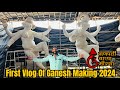 Bhauraya arts ganpati making ep1  ganesh making 2024  mumbai ganesh making in hyderabad trending