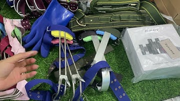 Guốc trèo cây 2 đinh và dây an toàn|| Dụng cụ lấy ong làm việc trên cao an toàn hiệu quả nhất
