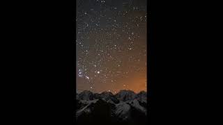 Above the Clouds: Himalayan Starry Night 🏔️ #Shorts