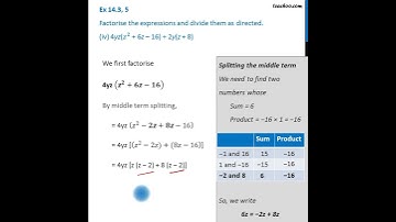 Ex 12.3, 5 (iv) Part 3 - Factorise and divide 4yz(z^2 + 6z - 16) ÷ 2y(z + 8) - Teachoo