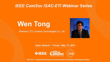 Congratulation speech on the establishment of ISAC-ETI - Dr. Wen Tong, Huawei Wireless CTO