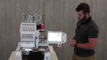 13-Stitching Design from Start to Finish SWF MAS-12 Embroidery Machine Tutorial