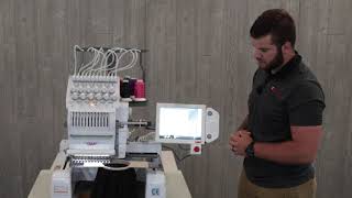 13-Stitching Design from Start to Finish SWF MAS-12 Embroidery Machine Tutorial